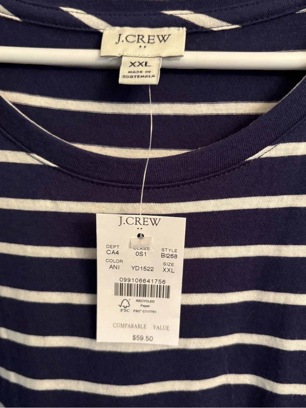 J. Crew 3 piece bundle, 2 XXL dresses NWT and one 2X shirt also NWT